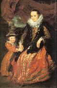 Dyck, Anthony van Susanna Fourment and her Daughter china oil painting artist